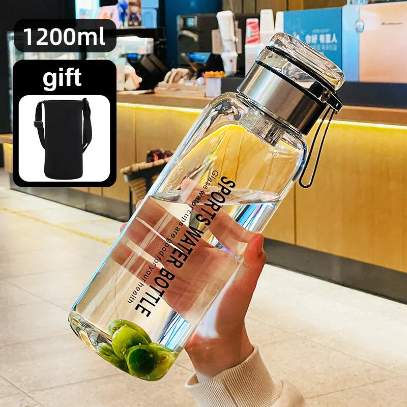 Devako 2L große Kapazität Wasserflasche transparent Milch Saft Tasse
