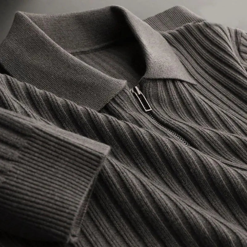 Pull Eamon à fermeture éclair quart | Look intemporel élégant et confortable