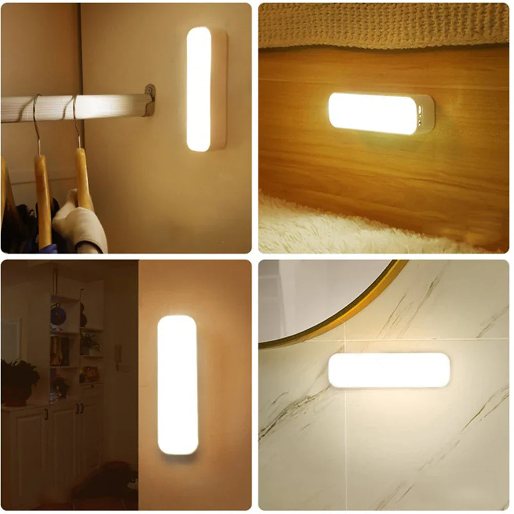 LED USB wiederaufladbare kabellose Bewegungsmelder-Wandleuchte