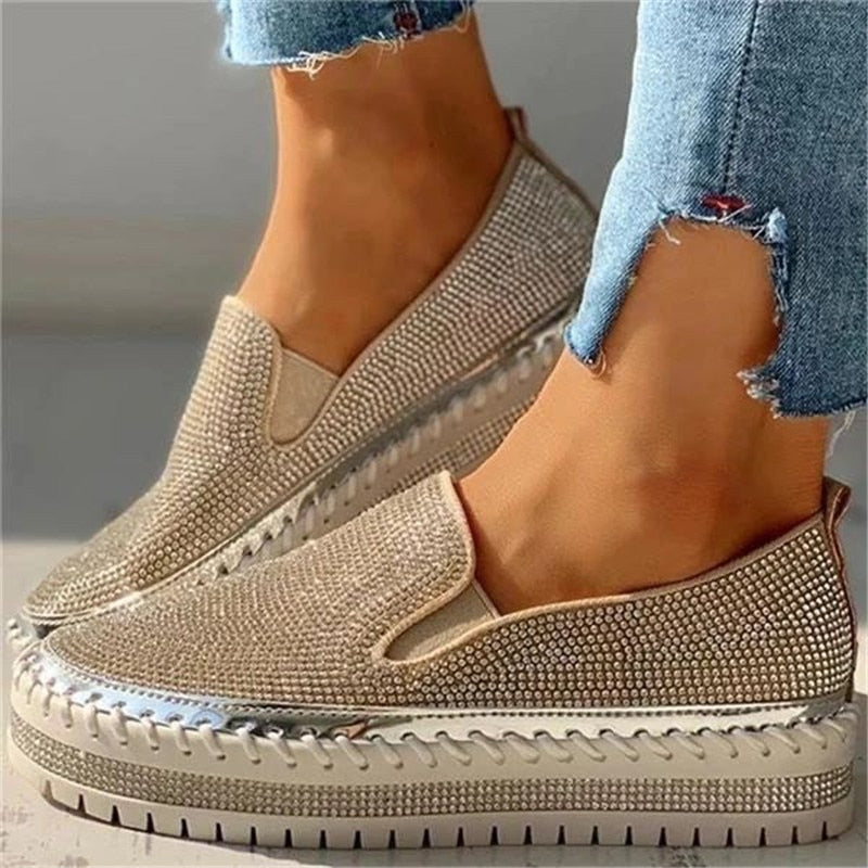 Diamant-Slipper | Elegante Schuhe mit funkelnden Details