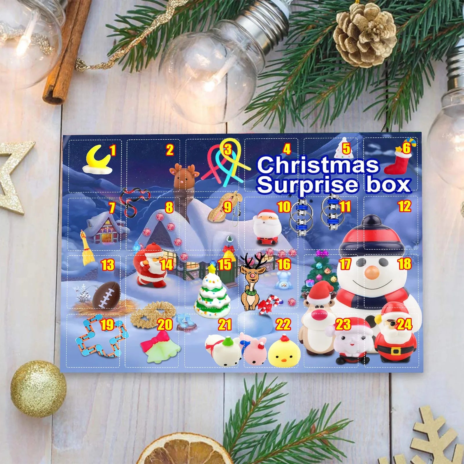 Nordlicht – Adventskalender Geschenkbox mit täglichen Überraschungen