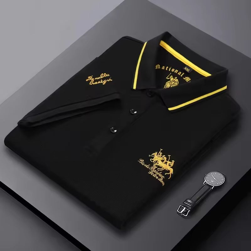 Luksuriøs broderet poloshirt | Stilfuld komfort til sommerdage