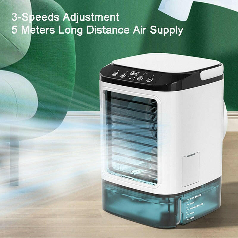 Devako Desktop-Klimagerät tragbarer AC-Ventilator Doppelnebel
