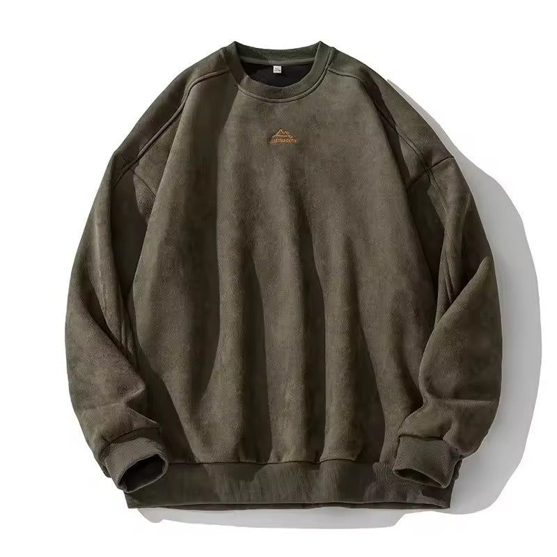 Pull-over homme en peau de chamois plus chaud | Confort et style pour les mois froids