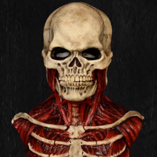 Maschera teschio inquietante | Maschera teschio creepy per un Halloween spaventoso