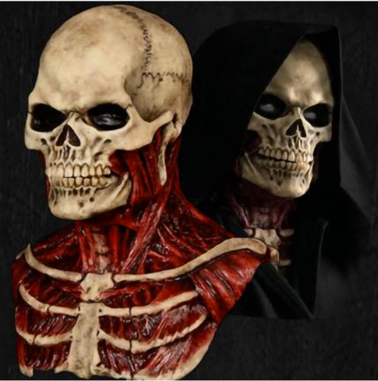 Maschera teschio inquietante | Maschera teschio creepy per un Halloween spaventoso