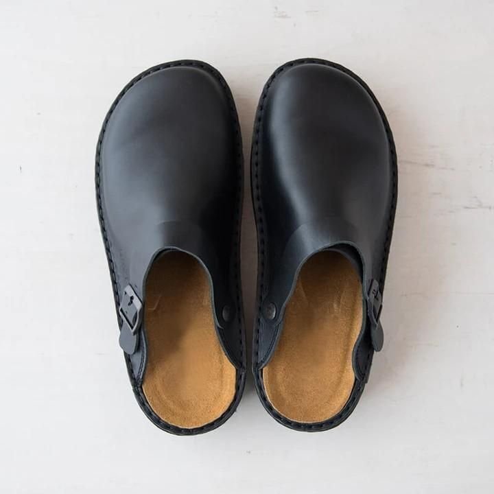 Elegante Unisex-Lederpantoffeln mit Komfortsohle für Alltag & Zuhause