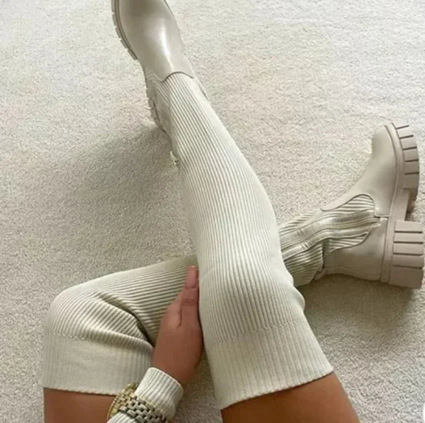 Stiefel über dem Knie