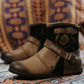 Vintage Herrenstiefel | Klassische Retro-Stiefel mit zeitlosem Stil