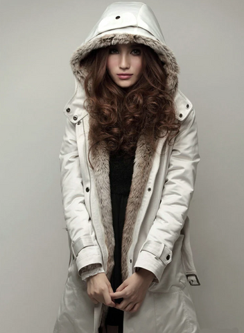 Gabrielle | Warmer Wintermantel aus Kunstpelz
