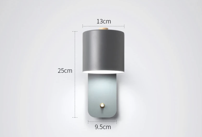 Moderne LED-væglamper med kontakt til indendørs dekoration