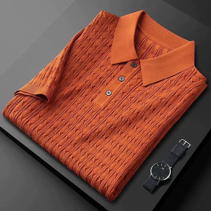 Chemise en tricot jacquard gaufré - Sinus