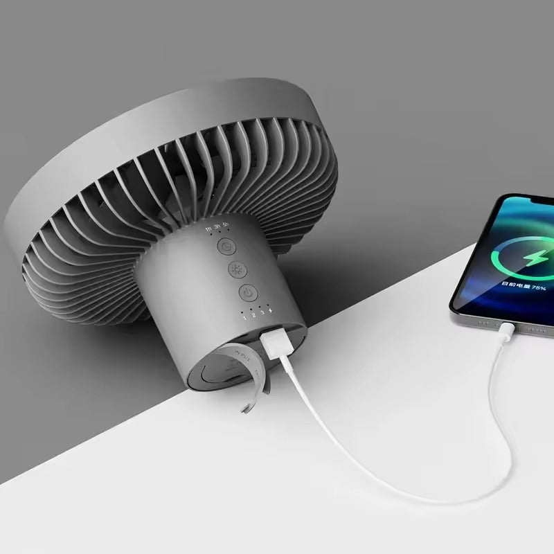 Tragbarer Ventilator All-in-One | Leistungsstark, kompakt und wiederaufladbar