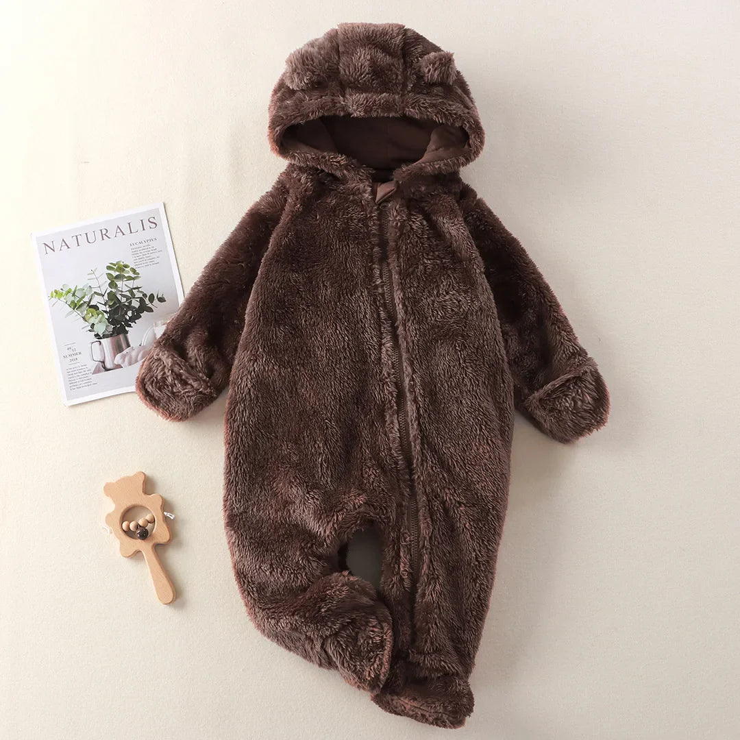 CozyCuddle - Kuscheliger Overall für Neugeborene mit Kapuze