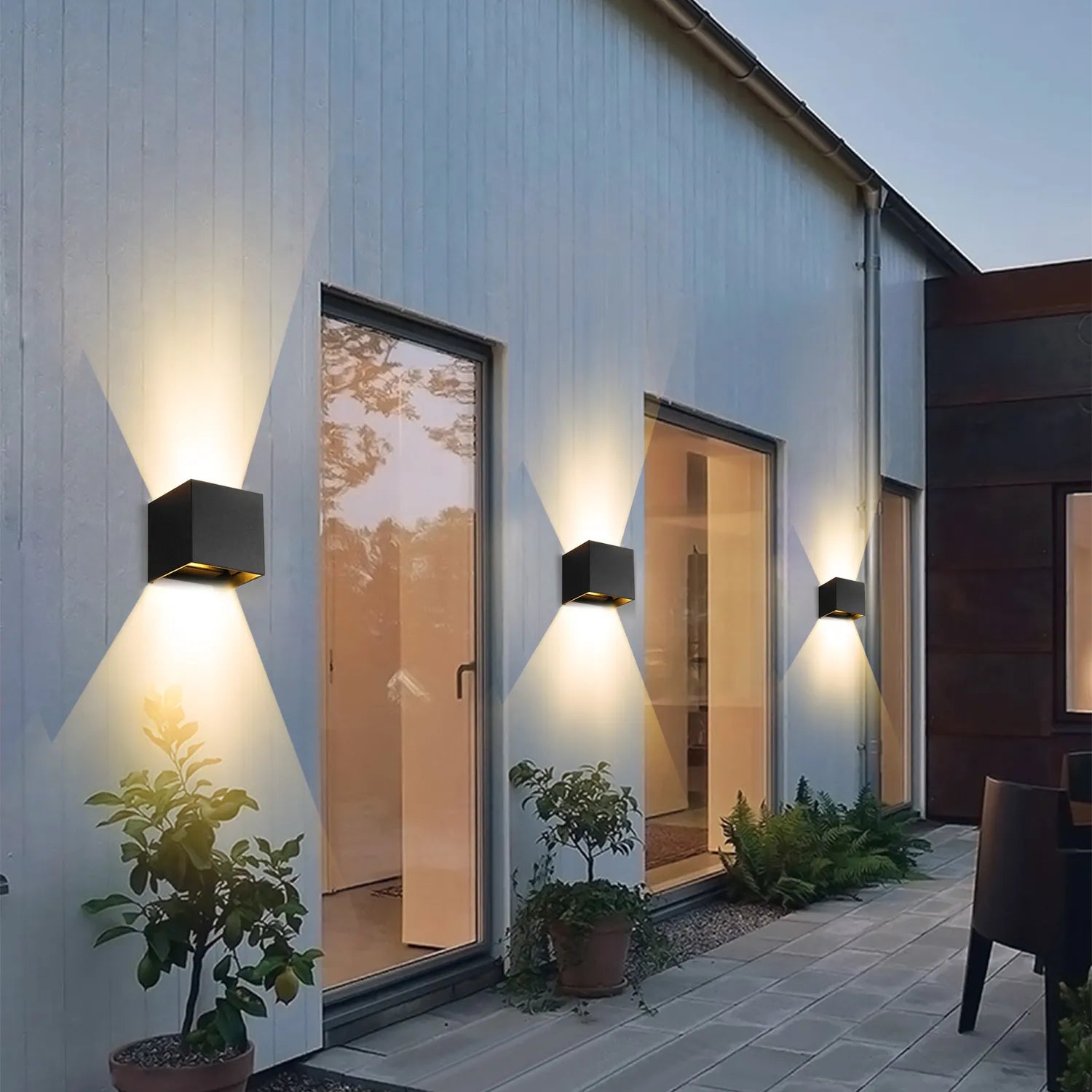 LED-Würfel-Wandleuchten | 1+1 Frei