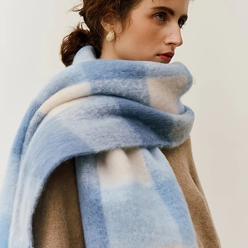 Scarvello – Kaschmirschal warm & bunt – für Damen im Winter-Alltag