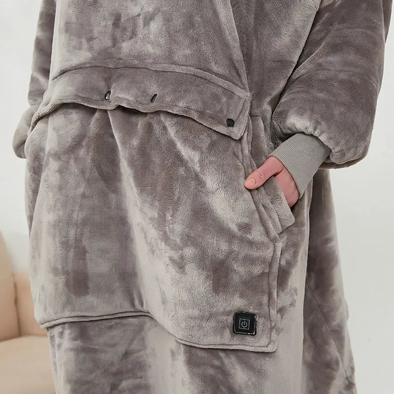 CozyHood - Wärmender Woll-Hoodie für faule Männer