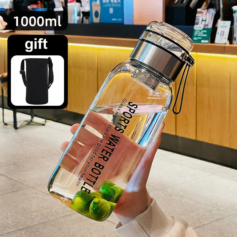 Devako 2L große Kapazität Wasserflasche transparent Milch Saft Tasse