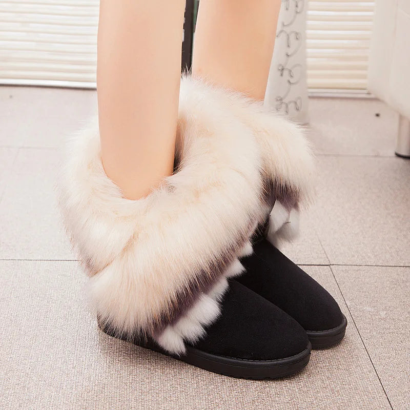 Hattie - Winterstiefel mit Pelzbesatz