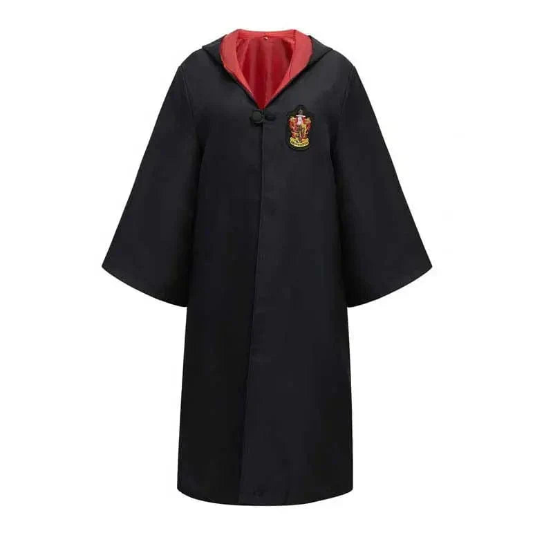 WizardWay – Verkleidungsset Kinder mit Umhang, Brille, Schal und Zauberstab