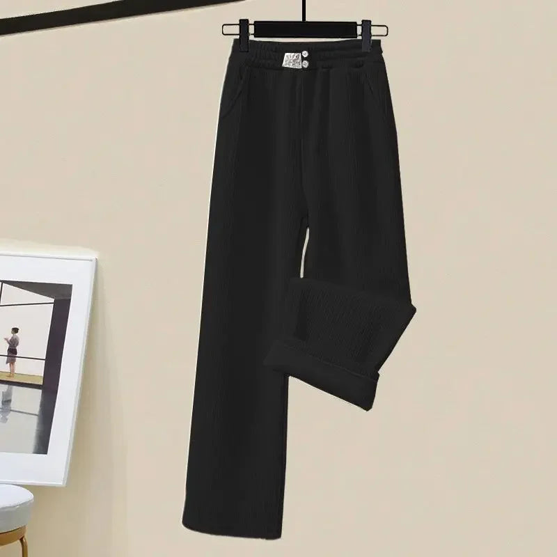 Tuta da allenamento Josie | Cardigan alla moda con cappuccio e gambe larghe per donne