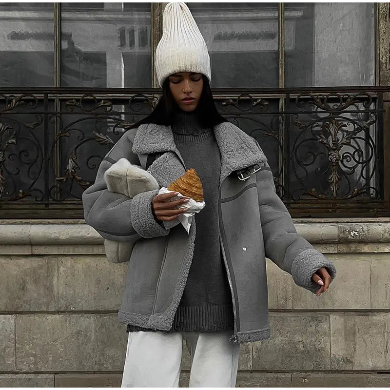Nicole giacca invernale alla moda giacca morbida con tasche pratiche