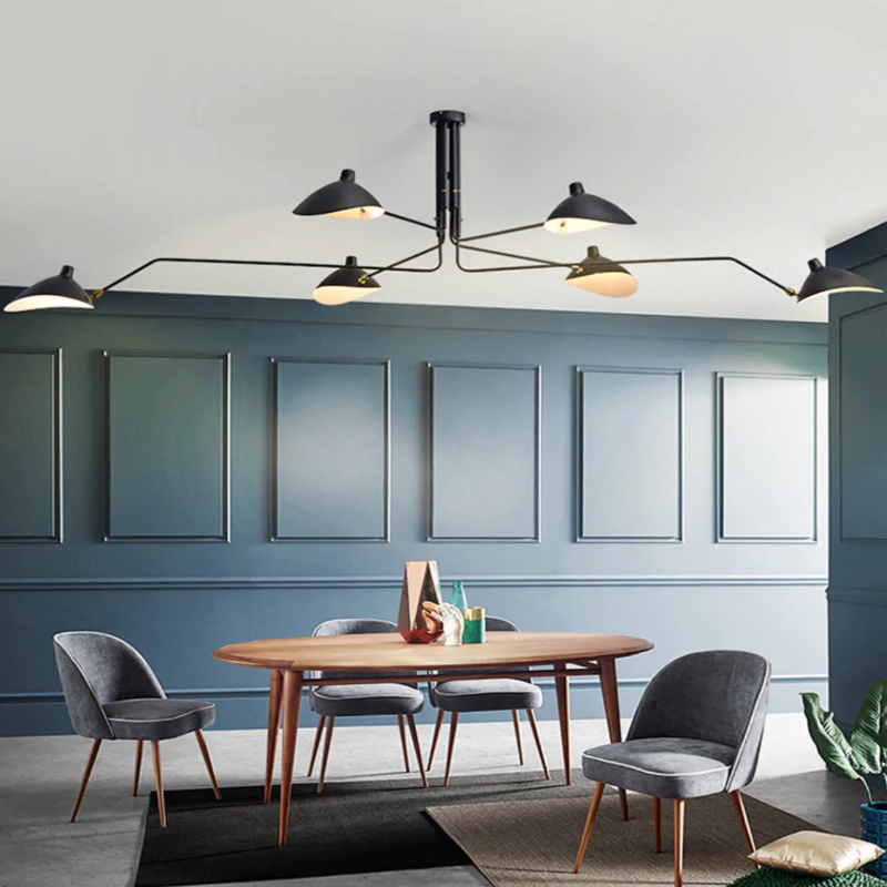 Lunaro – Serge loftlampe med justerbar drejearm
