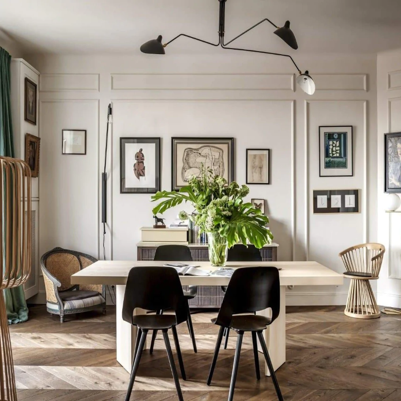 Lunaro – Serge loftlampe med justerbar drejearm