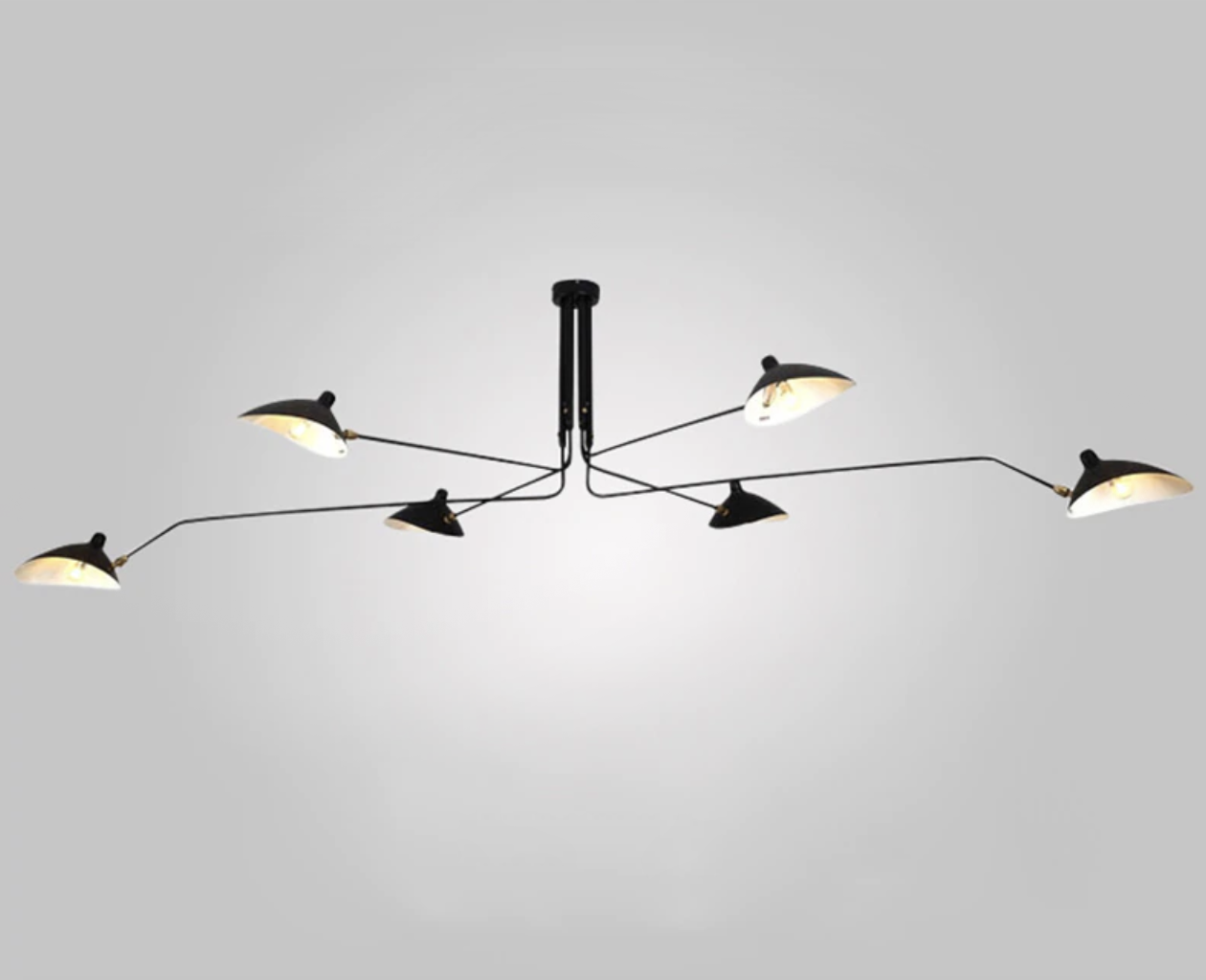 Lunaro – Serge loftlampe med justerbar drejearm
