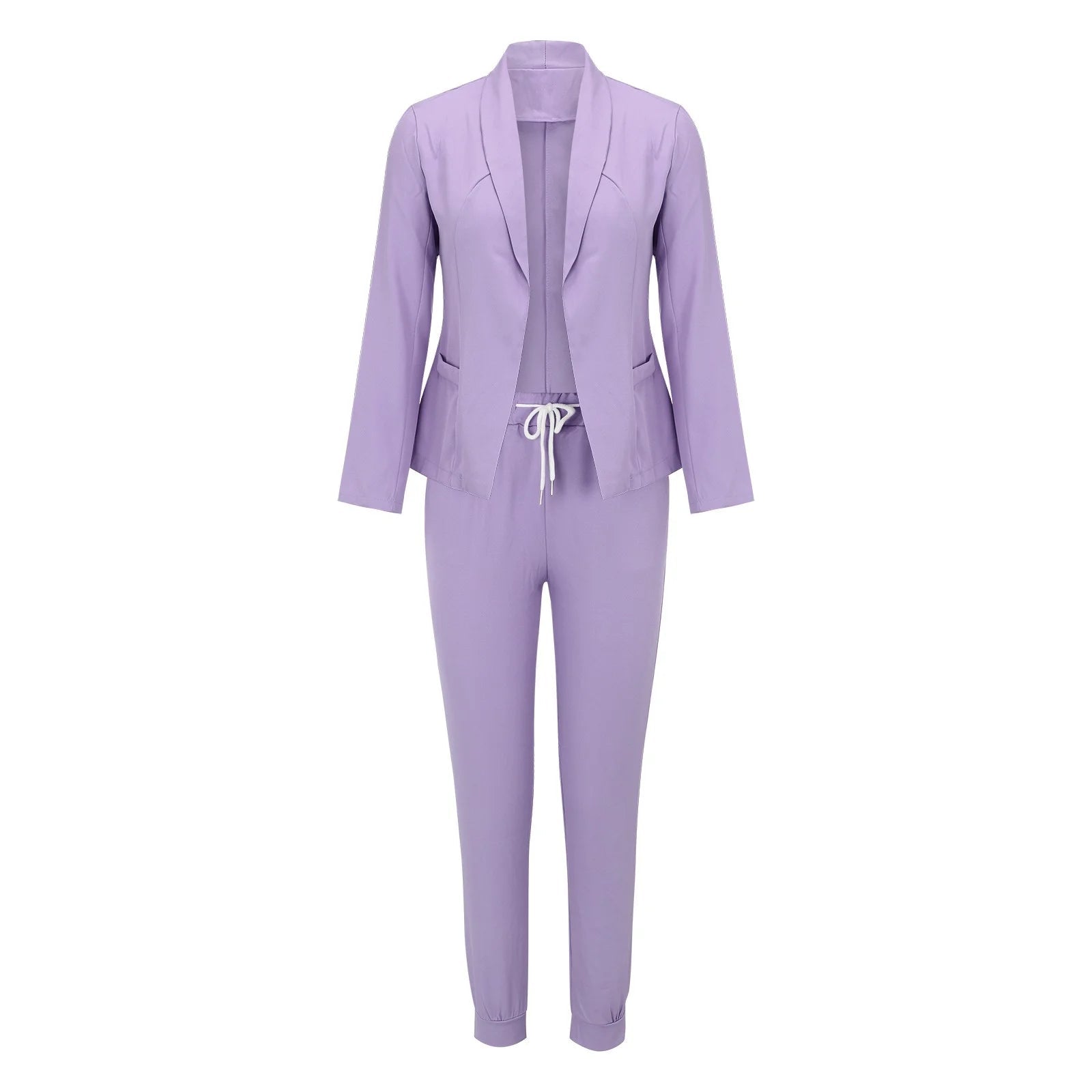 Damen Einteiler Anzug mit Bindegürtel – Elegant & Vielseitig