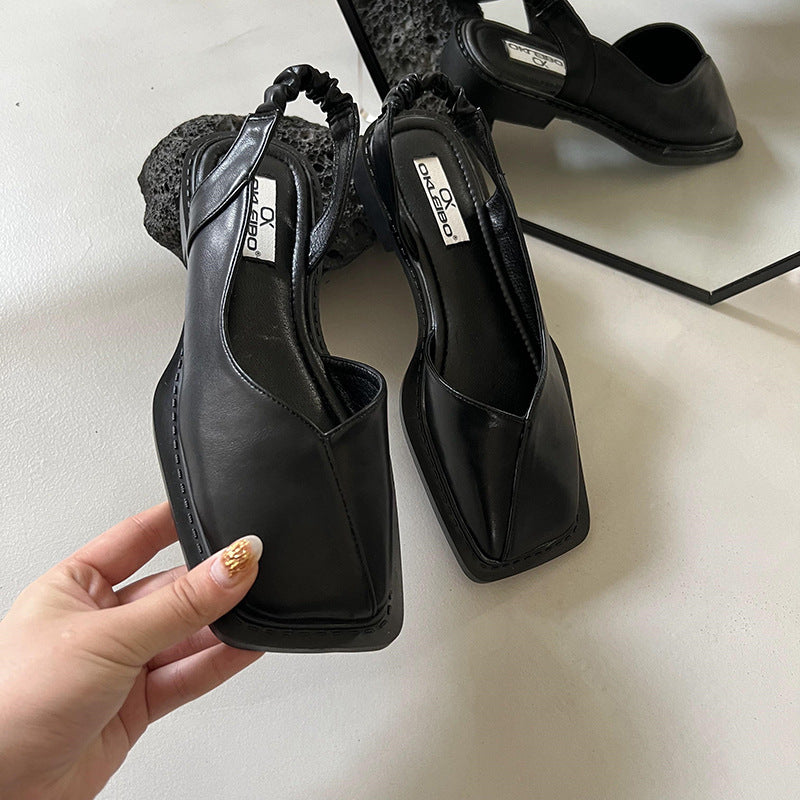 Nose Flats PU-modellsandalen – Delaney
