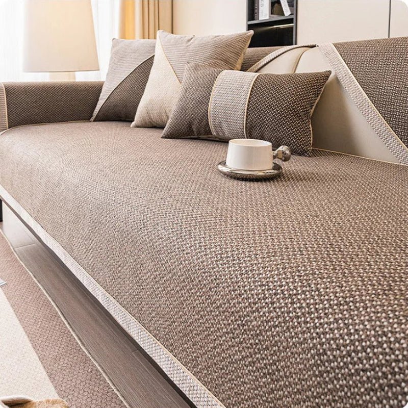 Copertura per divano – Tessuto antiscivolo, Struttura a trama traspirante e lavorazione resistente