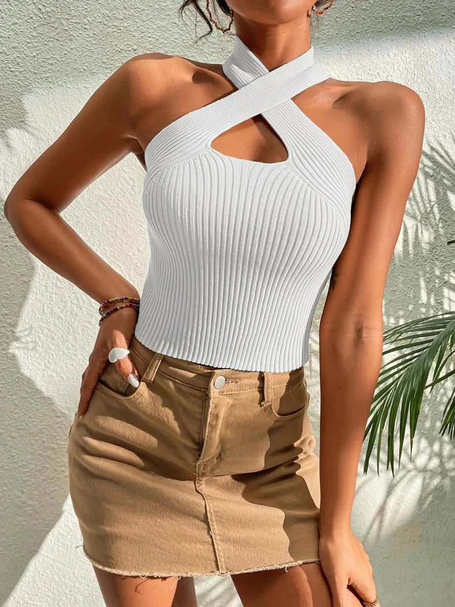 Uta - Damen-Tank-Top mit Nackenband
