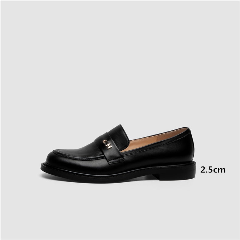 Devako Sidney | Multi Farbe Block Echtes Leder Loafer