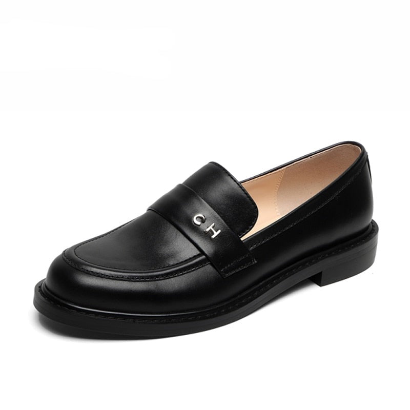 Devako Sidney | Multi Farbe Block Echtes Leder Loafer