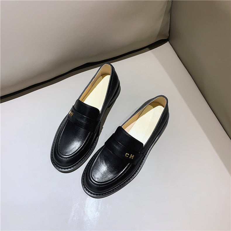 Devako Sidney | Multi Farbe Block Echtes Leder Loafer
