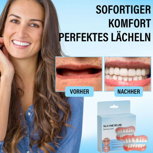 Silicone-Reline Zahnersatz-Set für optimalen Sitz und Komfort