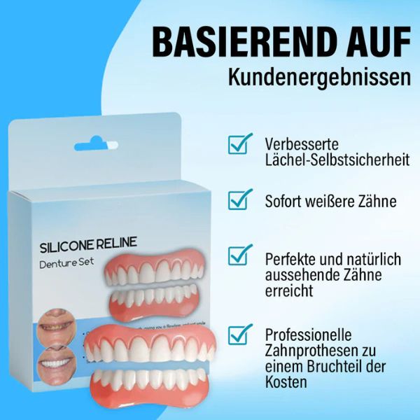 Silicone-Reline Zahnersatz-Set für optimalen Sitz und Komfort
