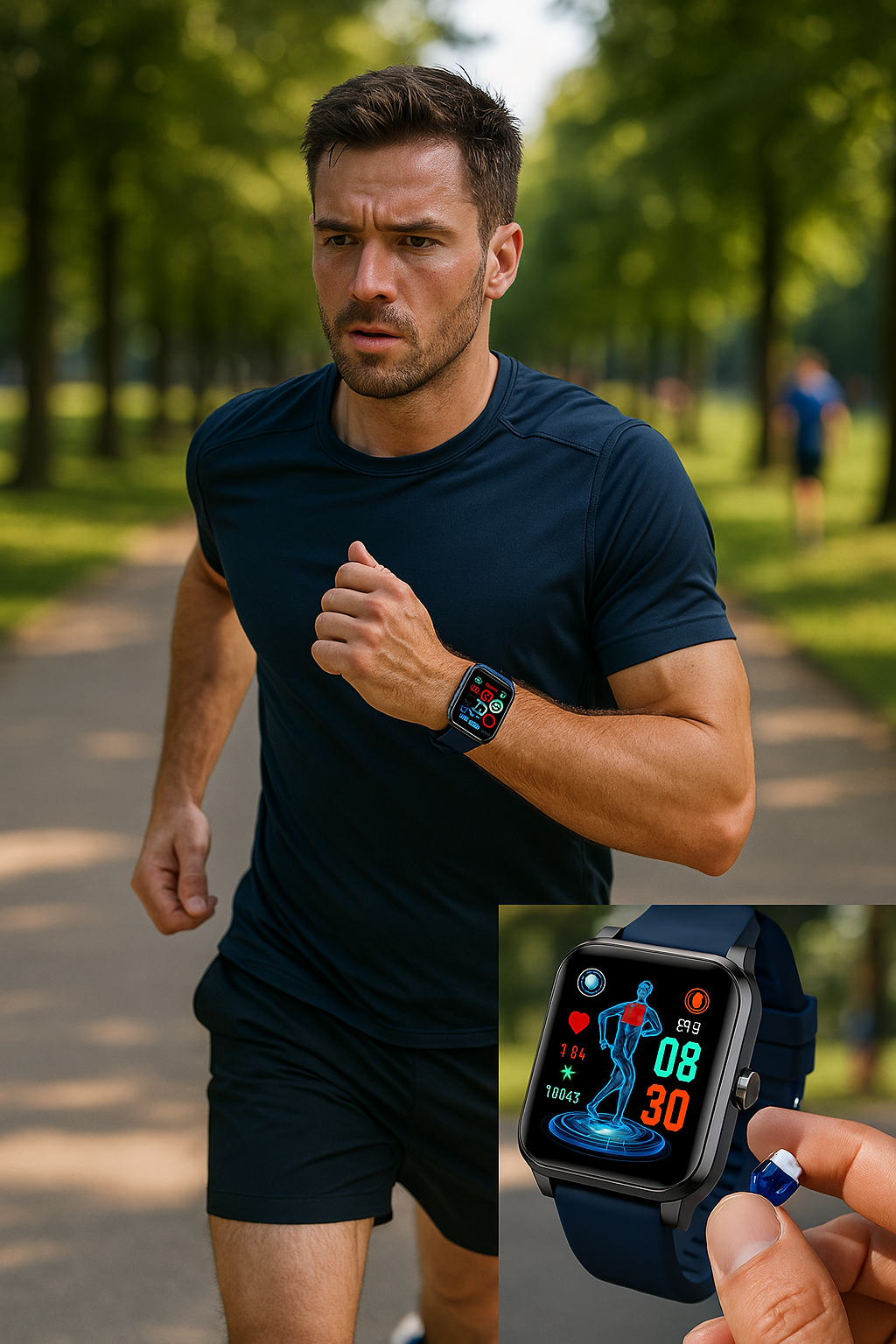 Smartwatch – HD-Touchscreen & Aktivitätstracking mit Langer Akkulaufzeit für Alltag und Fitness