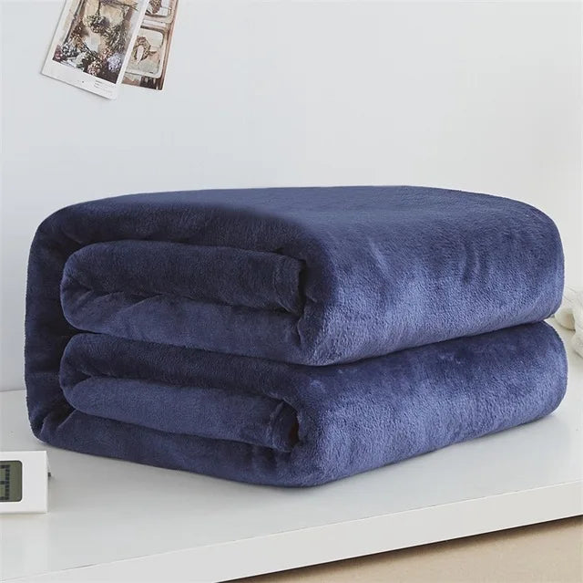 CozyBloom – Weiche Coral Fleece Decke für Baby, Sofa & Bett