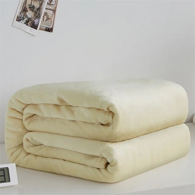 CozyBloom – Weiche Coral Fleece Decke für Baby, Sofa & Bett