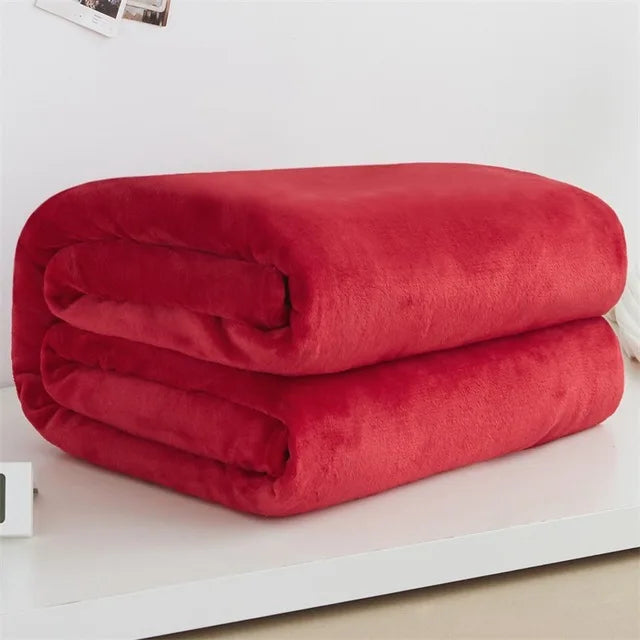 CozyBloom – Weiche Coral Fleece Decke für Baby, Sofa & Bett