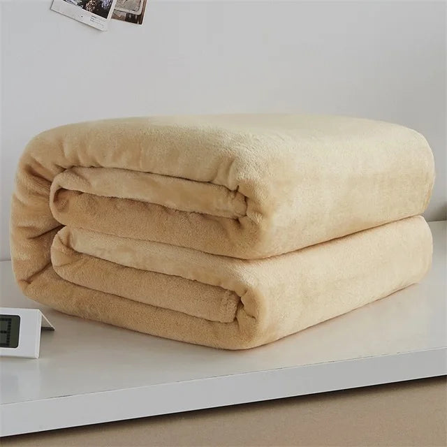 CozyBloom – Weiche Coral Fleece Decke für Baby, Sofa & Bett