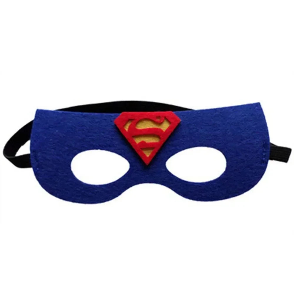HeroVibe – Superhelden Muskelkostüm für Kinder mit Schild – Rot & Blau Karneval-Outfit