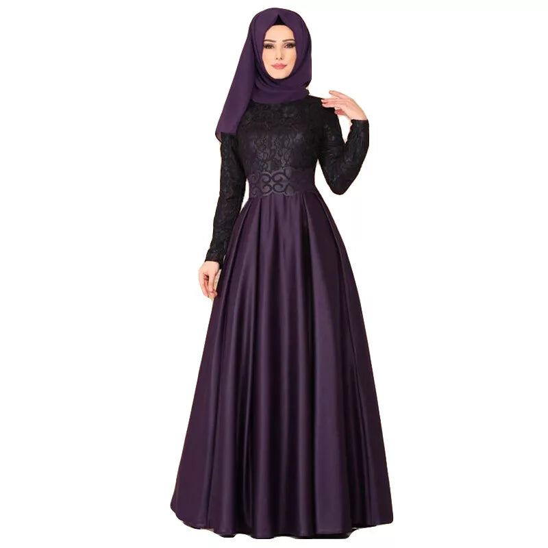 Fließendes Abaya-Kleid für Damen – Elegant & luftig für Frühling/Sommer