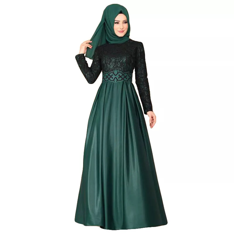 Fließendes Abaya-Kleid für Damen – Elegant & luftig für Frühling/Sommer