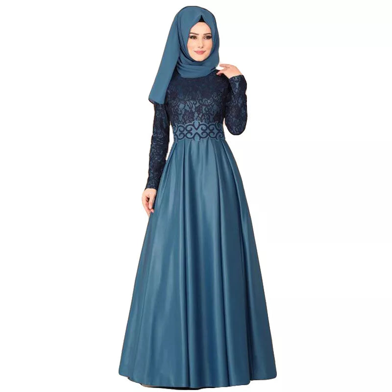 Fließendes Abaya-Kleid für Damen – Elegant & luftig für Frühling/Sommer