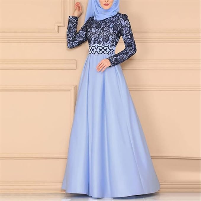 Fließendes Abaya-Kleid für Damen – Elegant & luftig für Frühling/Sommer