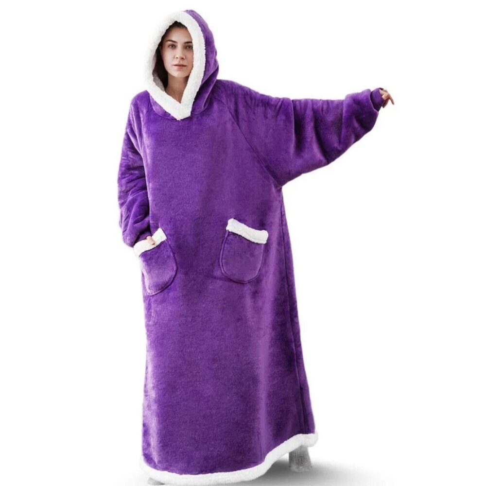 Winter Oversized Hoodie Blanket – Kuscheliger Hoodie für kalte Tage