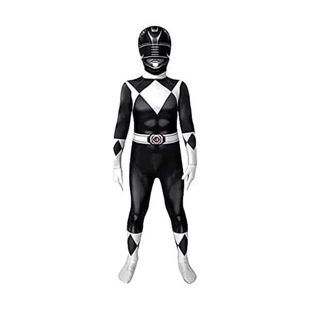 PowerMorph Superheldenkostüm – Halloween-Outfit mit Maske Erwachsene